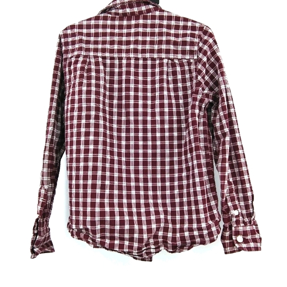 💙 PLACE Button Down Long Sleeved Check Shirt - Picture 4 of 4
